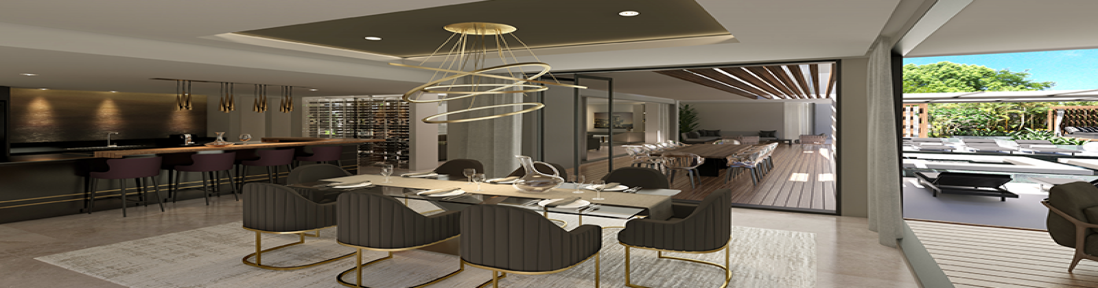 Cuisine ouverts sur le salon